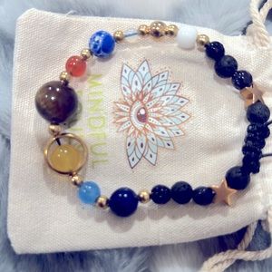 Mindful Souls Gemstone Solar System Bracelet